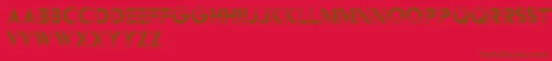 fuente HffBlackSteel – Fuentes Marrones Sobre Fondo Rojo