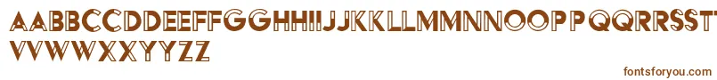 HffBlackSteel Font – Brown Fonts on White Background