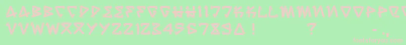 StripJoint Font – Pink Fonts on Green Background