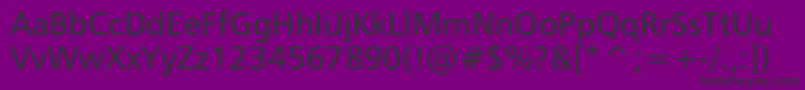 Mayfarling Font – Black Fonts on Purple Background