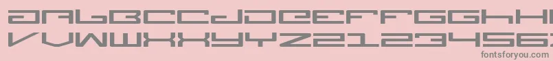 LegionExpanded Font – Gray Fonts on Pink Background