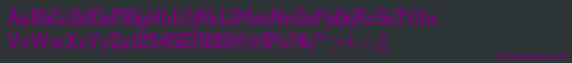 NiteMediumMedium Font – Purple Fonts on Black Background