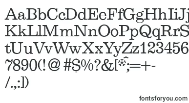 E710RomanRegular font – Fonts Starting With E