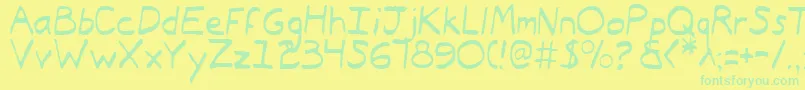 Más sobre la fuente TypeecanoeLight fuente TypeecanoeLight – Fuentes Verdes Sobre Fondo Amarillo