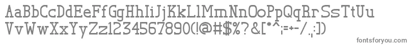 TlSerif-Schriftart – Graue Schriften auf weißem Hintergrund