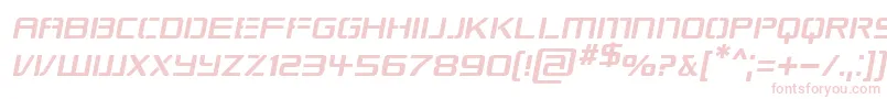 RepublikapsItalic Font – Pink Fonts on White Background