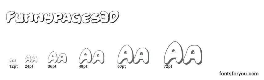 Funnypages3D Font Sizes