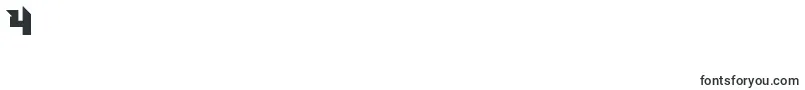 ToeTheLineless Font – Fonts for Digit 4