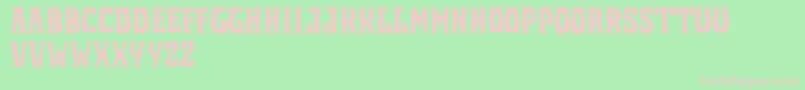 Шрифт Shades – розовые шрифты на зелёном фоне