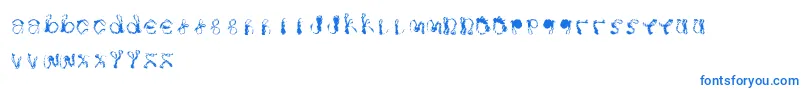 Weitere Informationen zur Twistbraid-Schriftart Twistbraid-Schriftart – Blaue Schriften