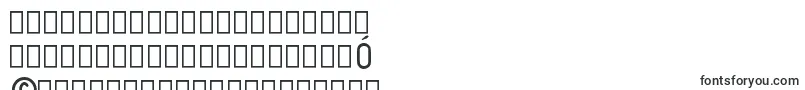フォントSemicasual – バシキール文字