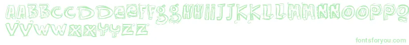 More about Vtkseasyway Font Vtkseasyway Font – Green Fonts on White Background