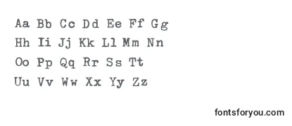 Przegląd czcionki LinotypeTypoAmerican