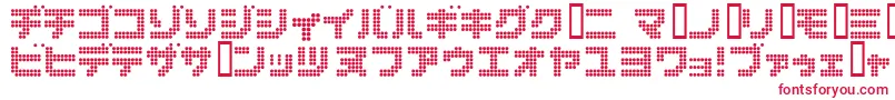 Dot6282k Font – Red Fonts