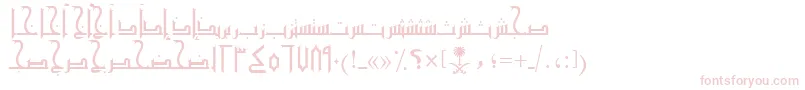 AymMamlokySUNormal. Font – Pink Fonts on White Background