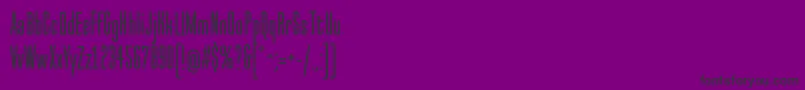 NormalstockOt Font – Black Fonts on Purple Background