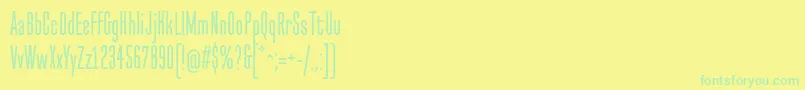 En savoir plus sur la police NormalstockOt Police NormalstockOt – polices vertes sur fond jaune
