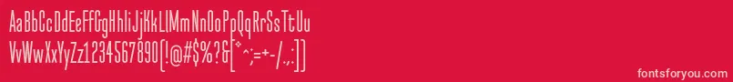 Police NormalstockOt – polices roses sur fond rouge