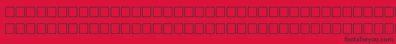 Baasem Font – Black Fonts on Red Background