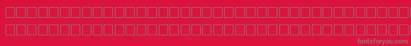 Baasem Font – Gray Fonts on Red Background
