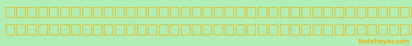 Baasem Font – Orange Fonts on Green Background