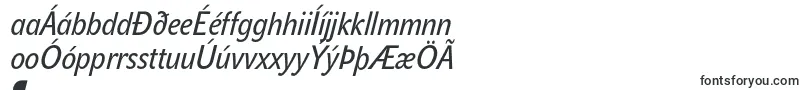 Czcionka JohnsanscondTextProItalic – Islandzkie czcionki
