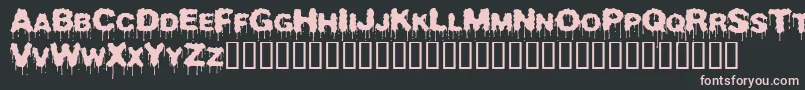 Beurk ffy Font – Pink Fonts on Black Background