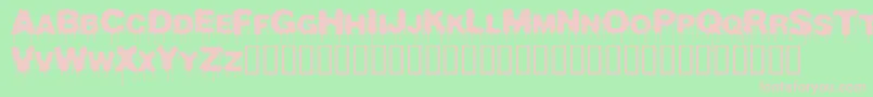 Beurk ffy Font – Pink Fonts on Green Background