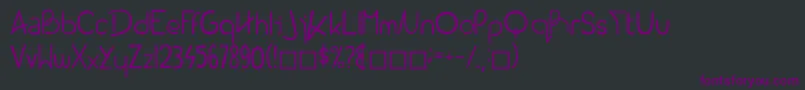 Earth1.0.0.40 Font – Purple Fonts on Black Background