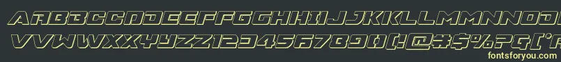 More about Supercommando3Dital Font Supercommando3Dital Font – Yellow Fonts on Black Background
