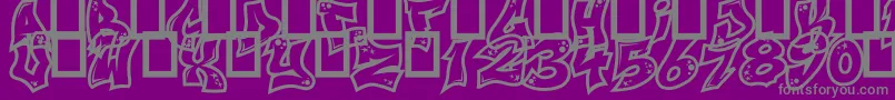 fuente NextCustom – Fuentes Grises Sobre Fondo Morado