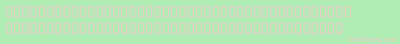 BdAlm Font – Pink Fonts on Green Background