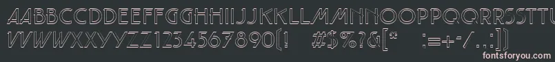 TautLtOutline Font – Pink Fonts on Black Background