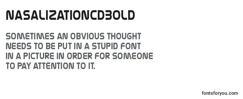 Review of the NasalizationcdBold Font