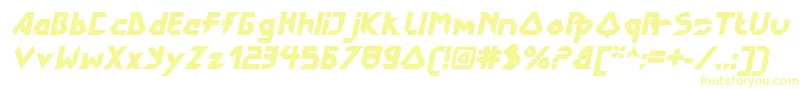 DokterbryceBlackitalic Font – Yellow Fonts