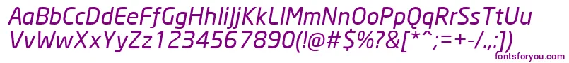 Lisätietoja NeoSansCyrItalic-fontista NeoSansCyrItalic-fontti – violetit fontit
