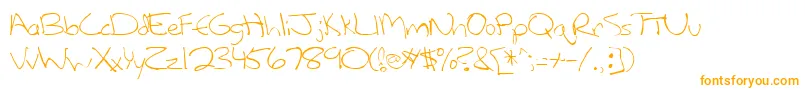 Weitere Informationen zur LanetteRegular-Schriftart LanetteRegular-Schriftart – Orangefarbene Schriften