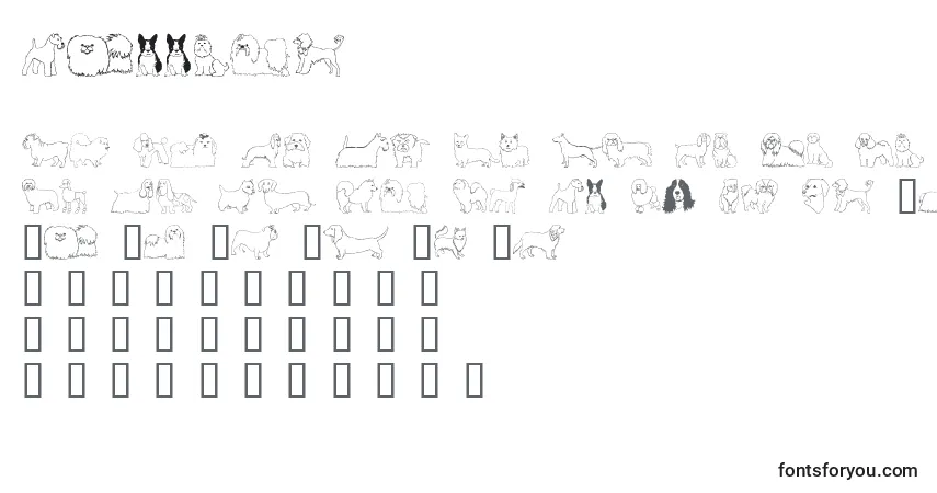 Fuente Puppins - alfabeto, números, caracteres especiales