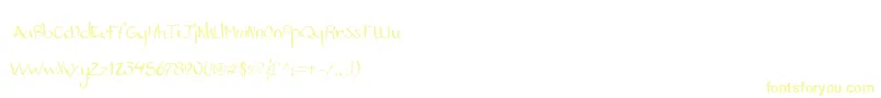 StandardNibHandwritten Font – Yellow Fonts