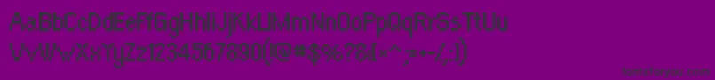 OrangeKid Font – Black Fonts on Purple Background