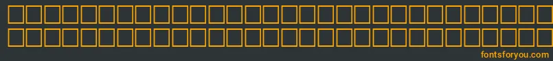 SvobodafwfBoldItalic Font – Orange Fonts on Black Background
