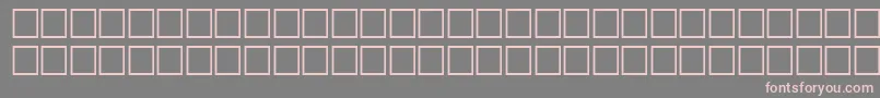 フォントSvobodafwfBoldItalic – 灰色の背景にピンクのフォント