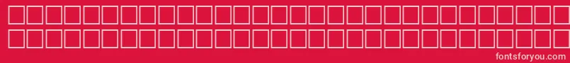 SvobodafwfBoldItalic Font – Pink Fonts on Red Background