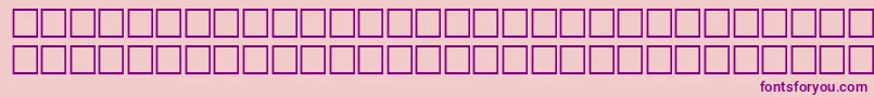 SvobodafwfBoldItalic Font – Purple Fonts on Pink Background