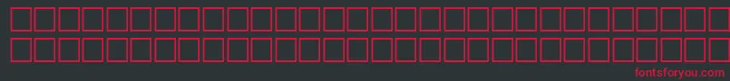 SvobodafwfBoldItalic Font – Red Fonts on Black Background