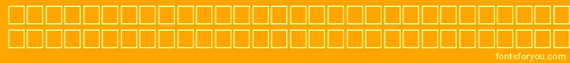 SvobodafwfBoldItalic-Schriftart – Gelbe Schriften auf orangefarbenem Hintergrund