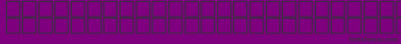 AlHorOutline Font – Black Fonts on Purple Background