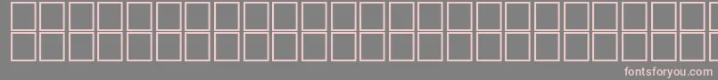 AlHorOutline Font – Pink Fonts on Gray Background
