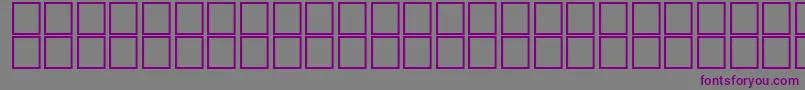 Шрифт AlHorOutline – фиолетовые шрифты на сером фоне