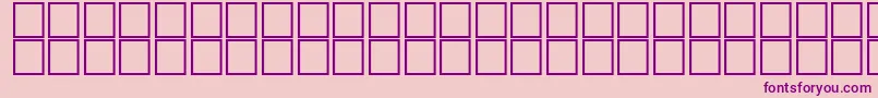 AlHorOutline Font – Purple Fonts on Pink Background